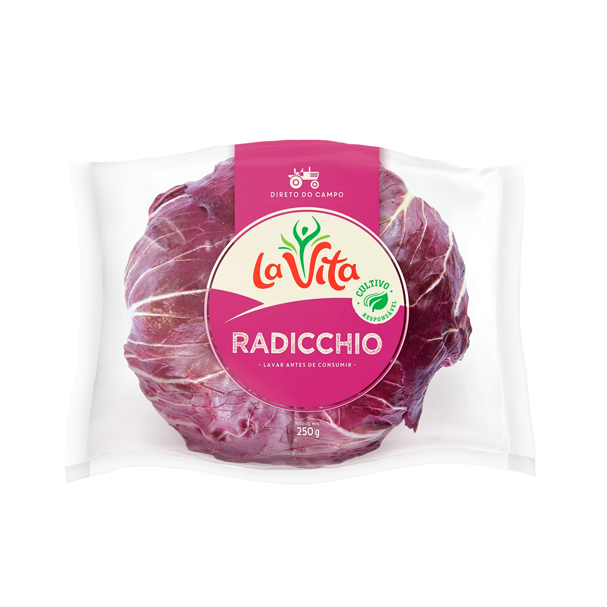 Radicchio La Vita 250g fresco e selecionado