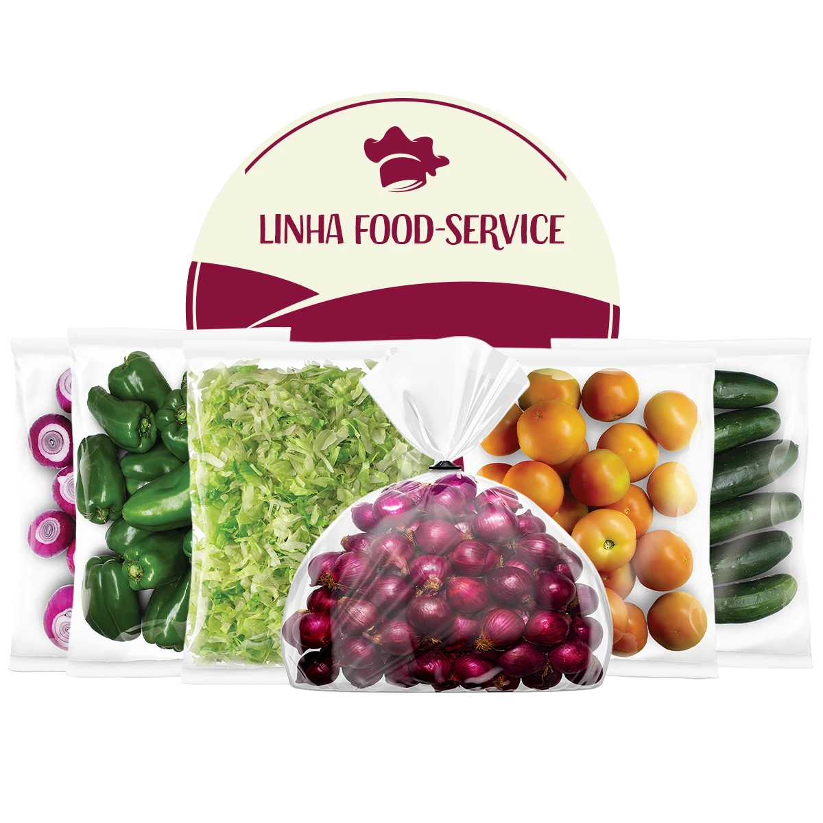 Linha Food-Service La Vita com hortaliças frescas para restaurantes